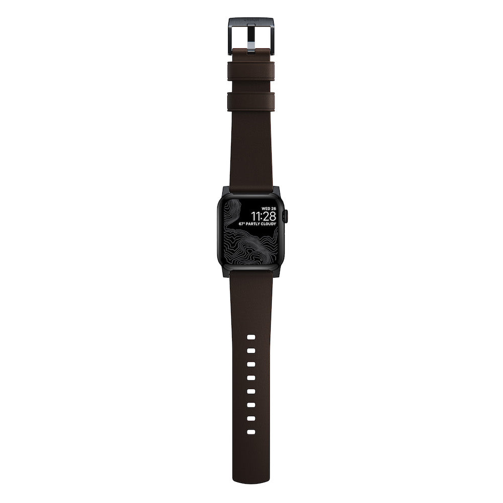 Active Strap Pro - Apple Watch 44/45/49mm - Brown - Black Hardware