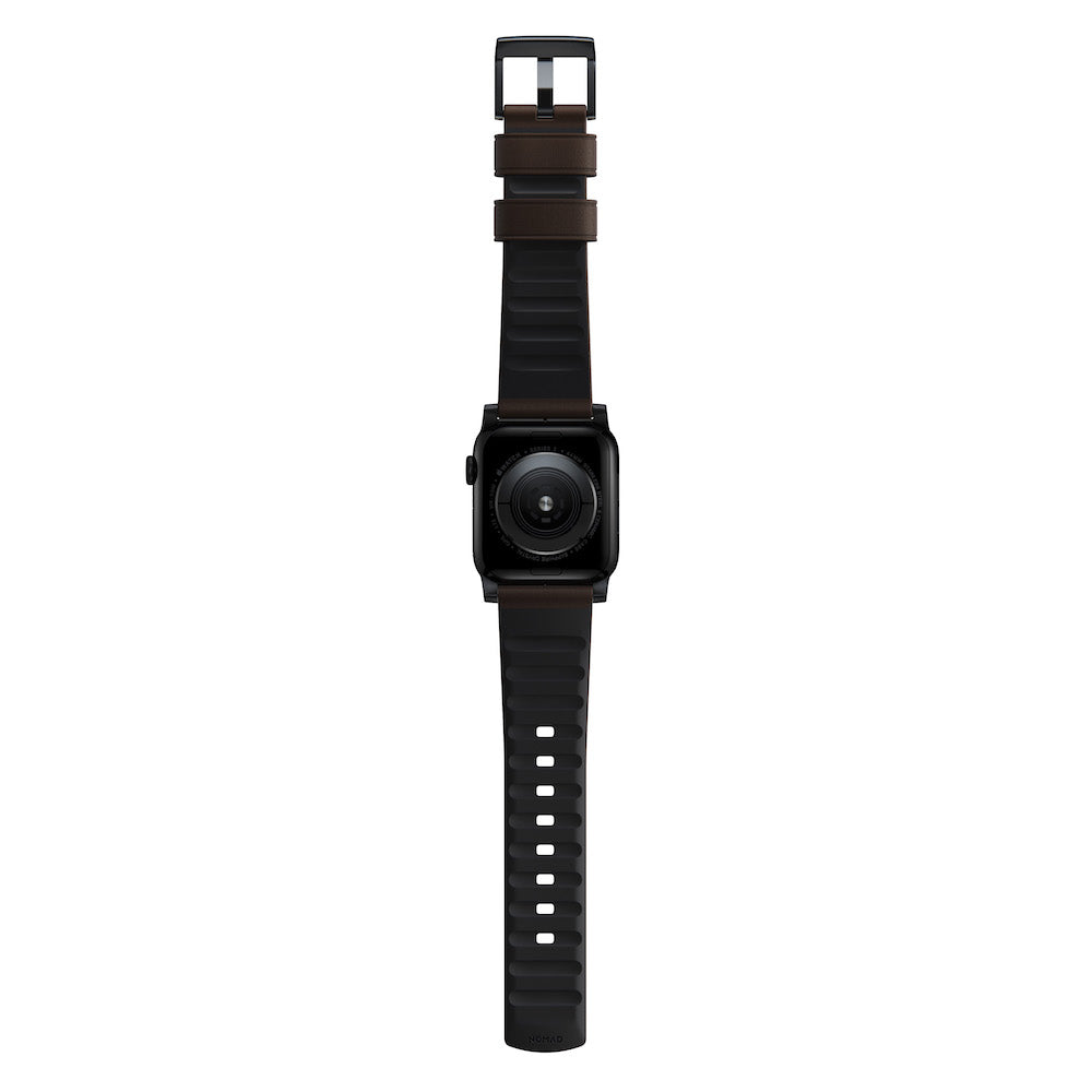 Active Strap Pro - Apple Watch 44/45/49mm - Brown - Black Hardware