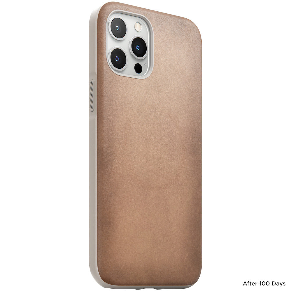 MagSafe Leather Case - iPhone 12 Pro Max - Natural