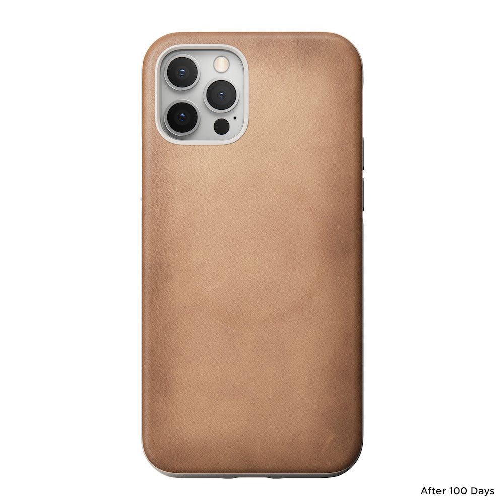 MagSafe Leather Case - iPhone 12/12 Pro - Natural