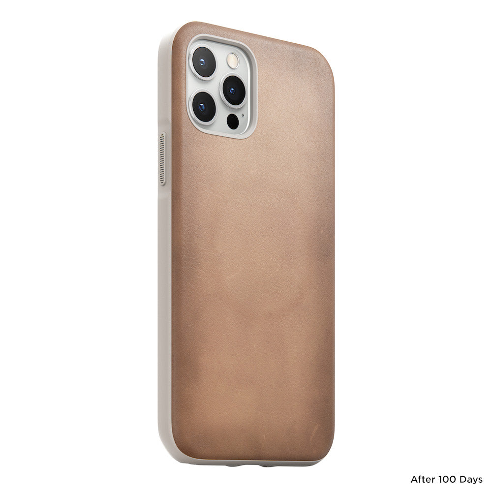 MagSafe Leather Case - iPhone 12/12 Pro - Natural