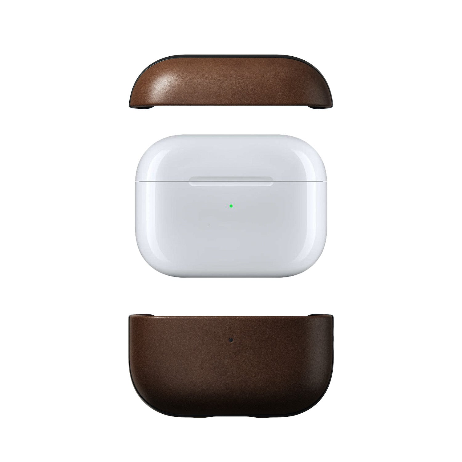 Modern Leather Case - AirPods Pro 2 - Brown
