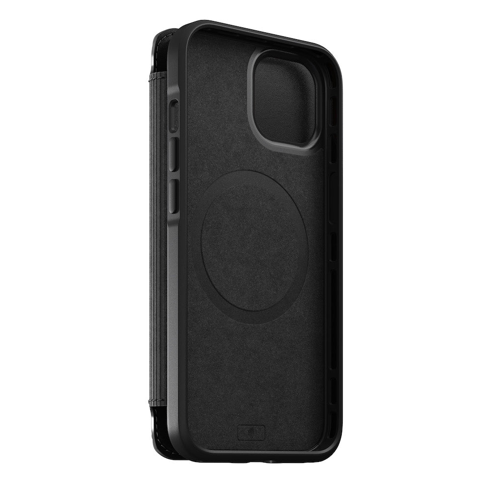 Modern Leather Folio - iPhone 13 - Black