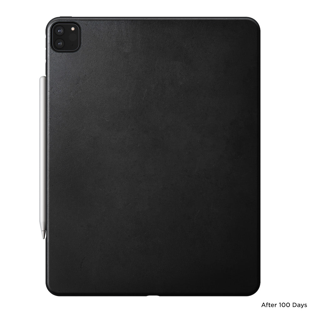 Rugged Case - iPad Pro 12.9 (4th Gen) - Leather - Black