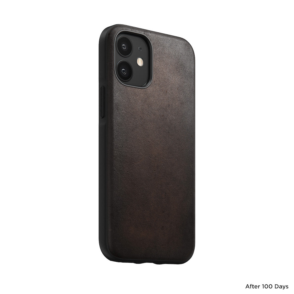 Leather Case - Rugged - iPhone 12 Mini - Brown