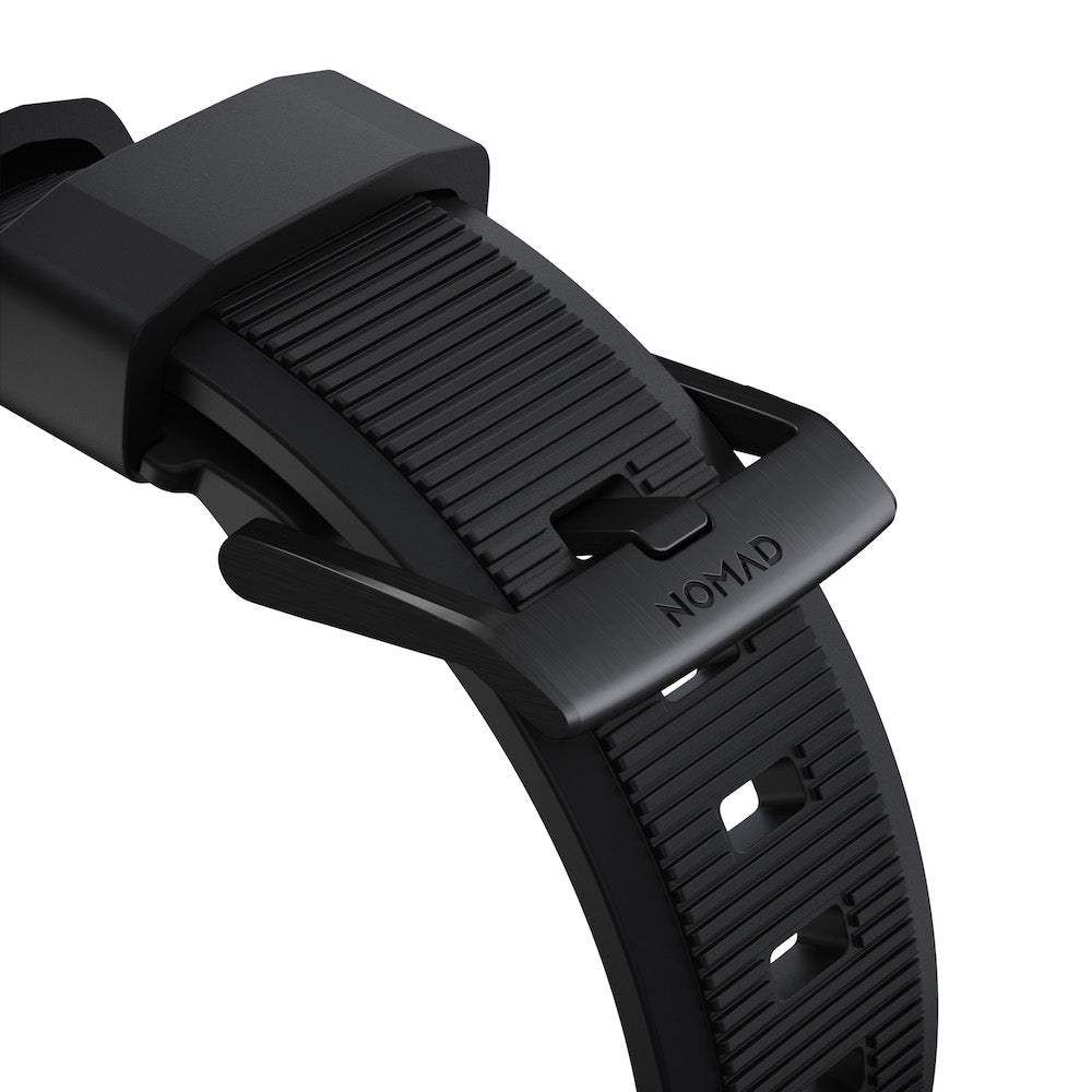 Rugged Strap for Apple Watch 44/45/49mm - Black hardware