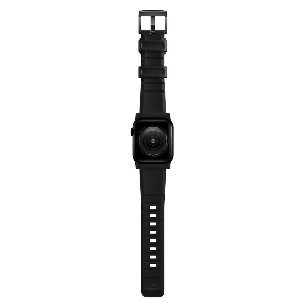 Rugged Strap for Apple Watch 44/45/49mm - Black hardware