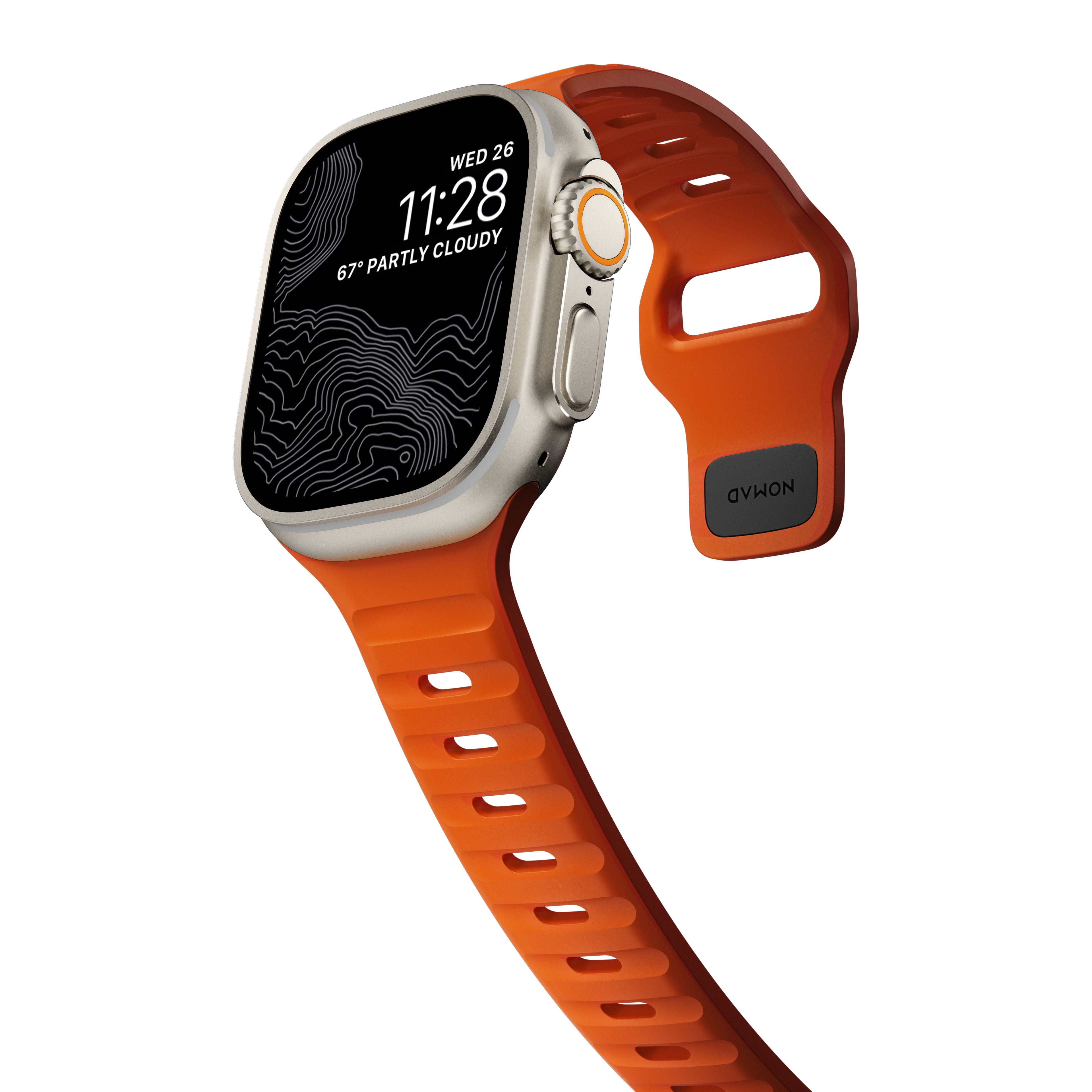 Sport Band for Apple Watch 44/45/46/49mm - Orange