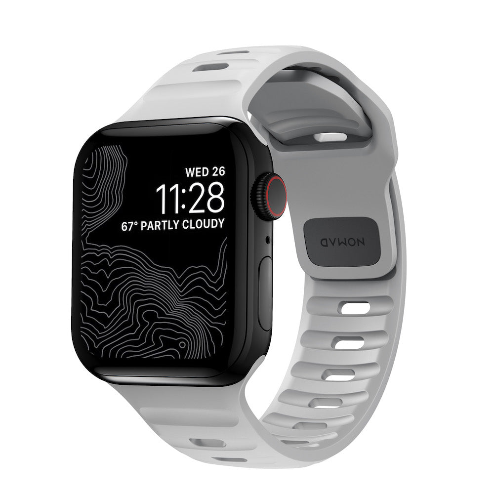 Sport Band for Apple Watch 45/46/49mm- Lunar Grey