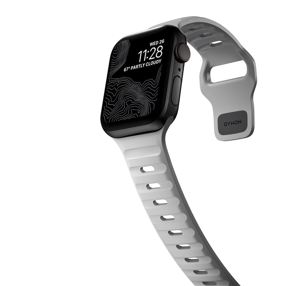 Sport Band for Apple Watch 45/46/49mm- Lunar Grey
