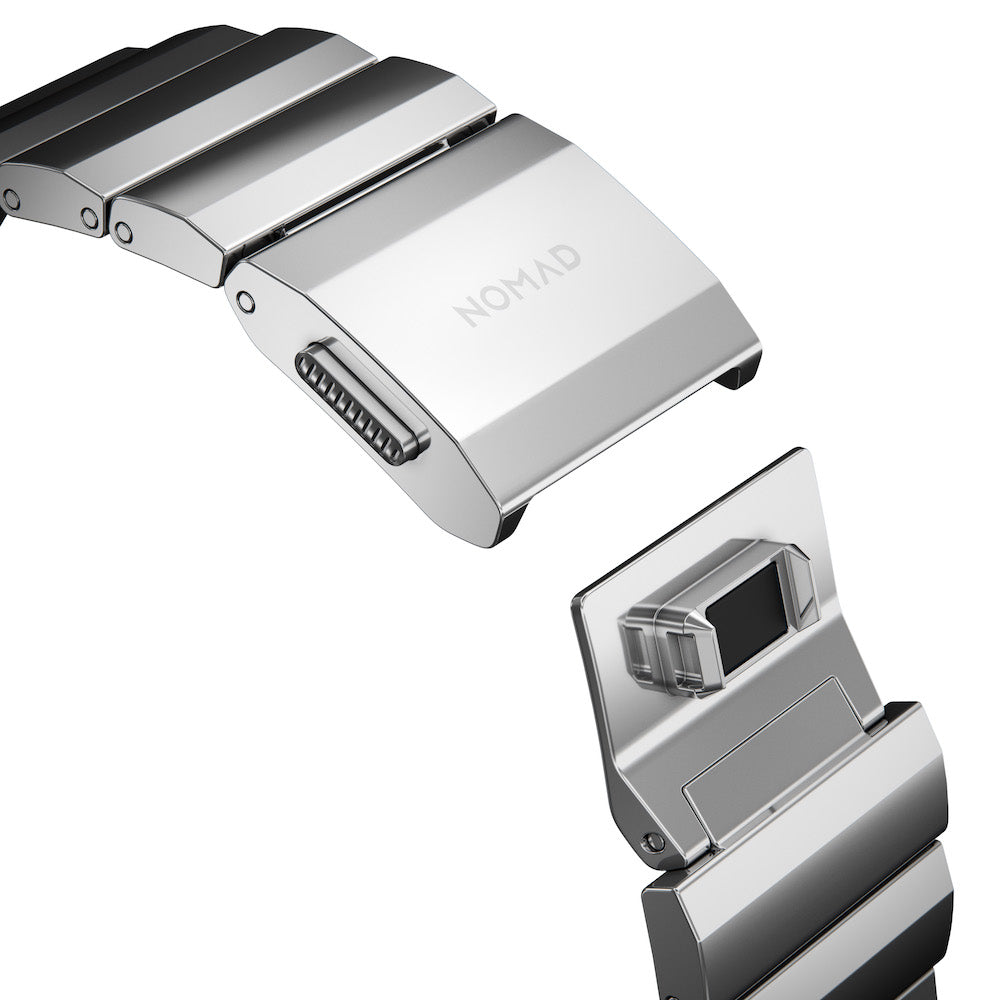 Stainless Steel Band for Apple Watch 44/45/49mm - Silver