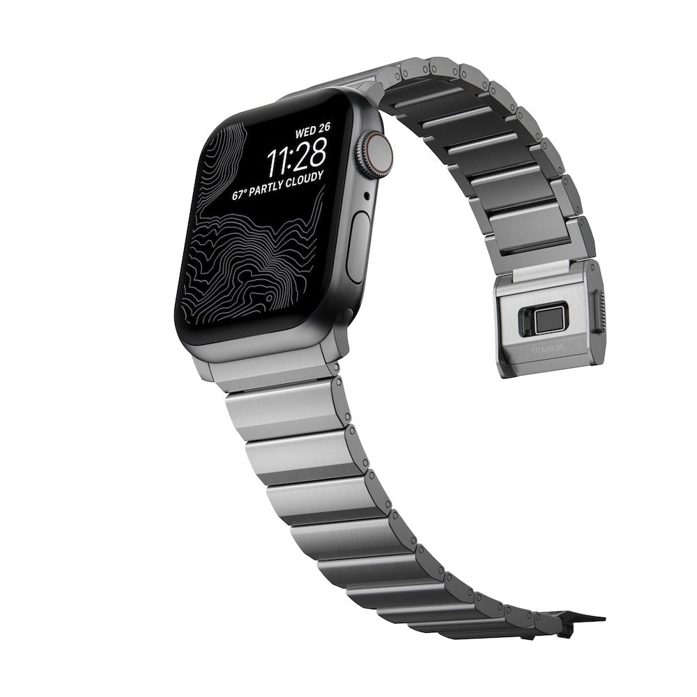 Titanium Band 44/45/49mm - Silver hardware