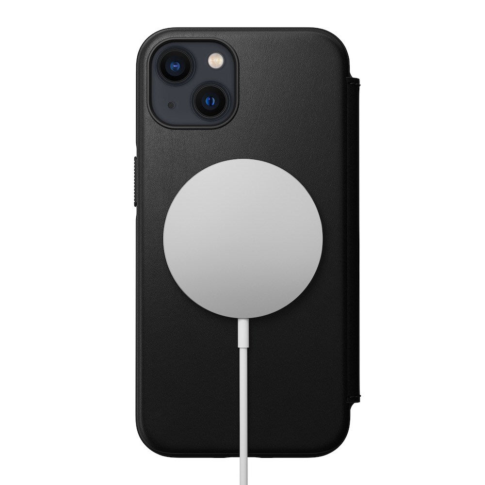 Modern Leather Folio - iPhone 13 - Black