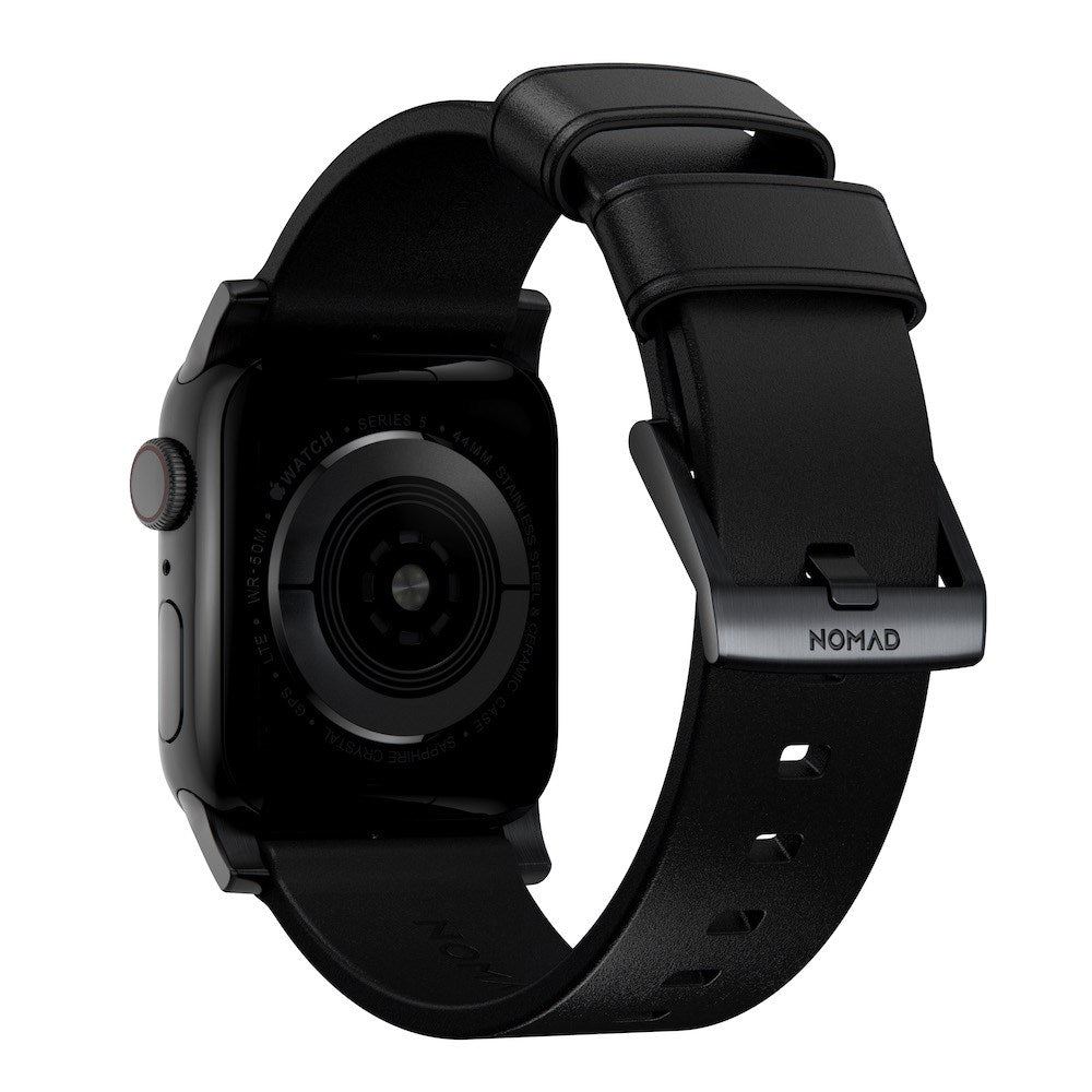 Modern Band for Apple Watch 44/45/46/49mm - Black with Black Hardware