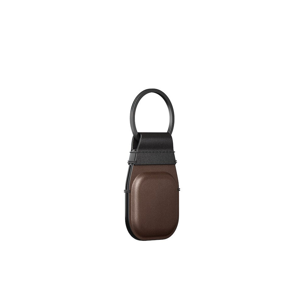 AirTag Leather Keychain - Brown