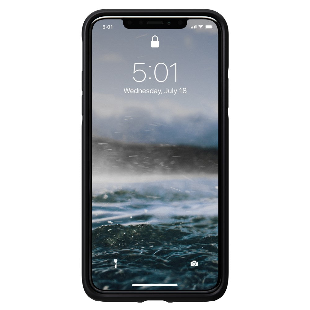 Leather Case - Rugged - iPhone 11 Pro Max - Black