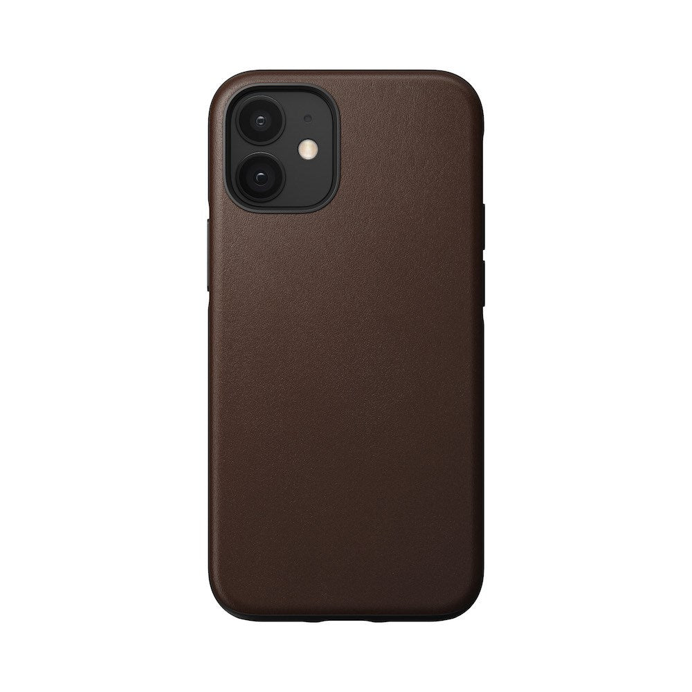 Leather Case - Rugged - iPhone 12 Mini - Brown