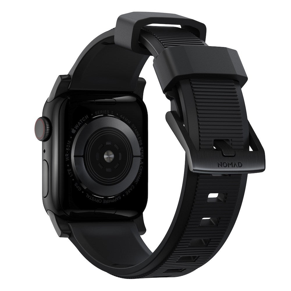Rugged Strap for Apple Watch 44/45/49mm - Black hardware