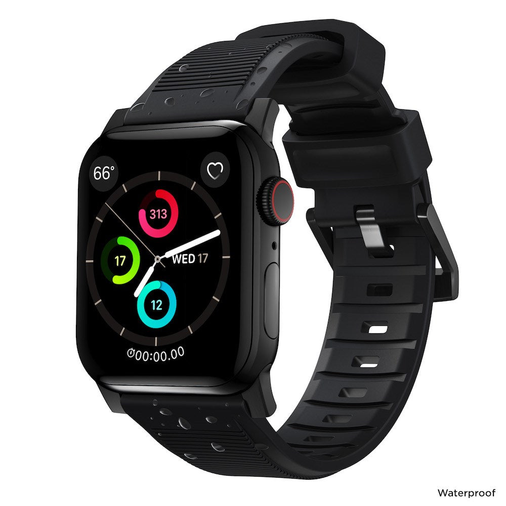 Rugged Strap for Apple Watch 44/45/49mm - Black hardware