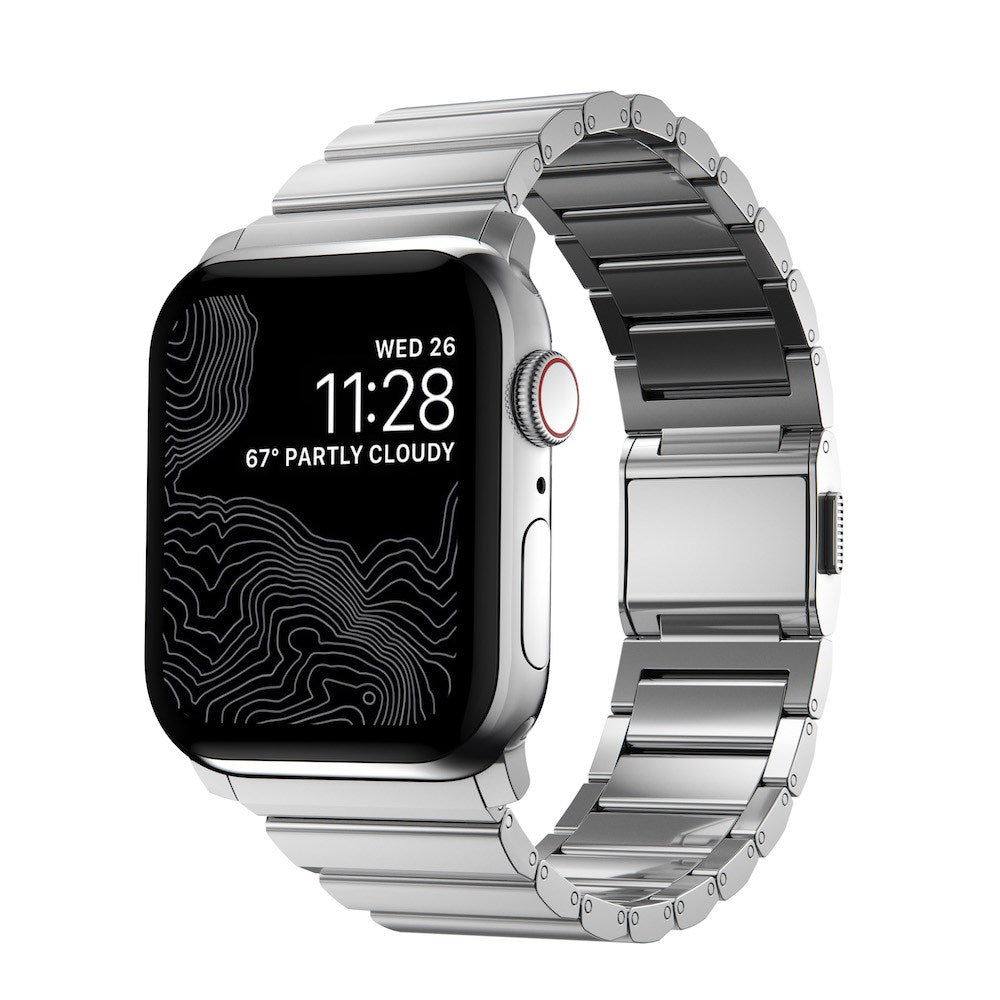 Stainless Steel Band for Apple Watch 44/45/49mm - Silver
