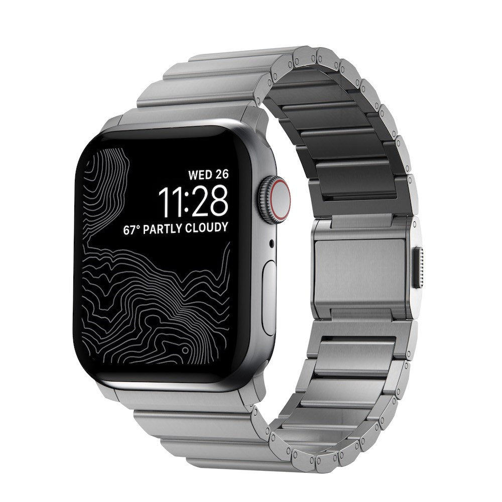 Nomad - Titanium Band 44/45/49mm - Silver hardware