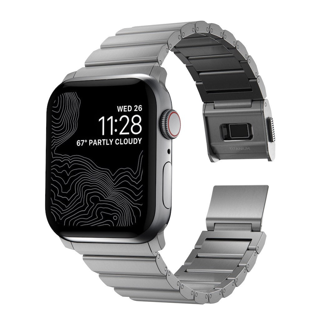 Titanium Band 44/45/49mm - Silver hardware