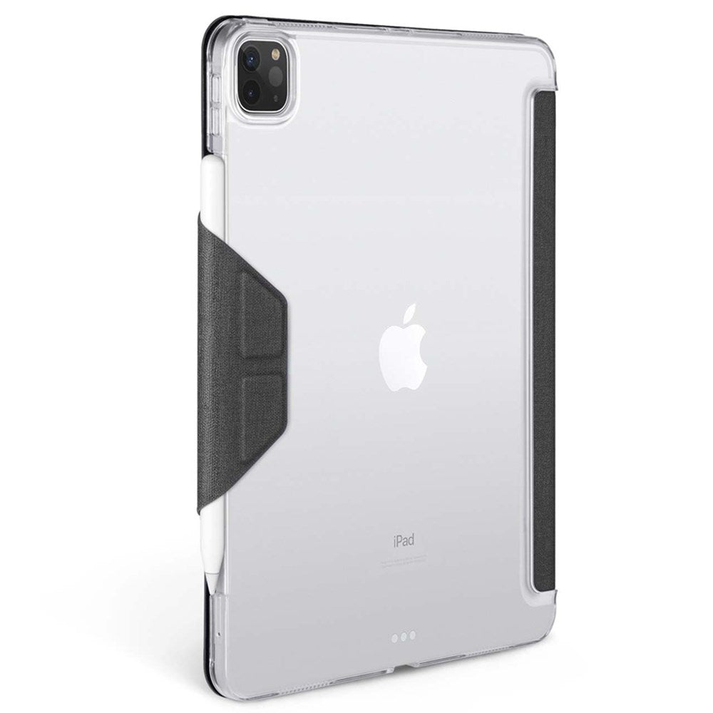 Air Jacket Folio Transparent Case for iPad Pro 12.9 (5th Gen) - Dark Grey