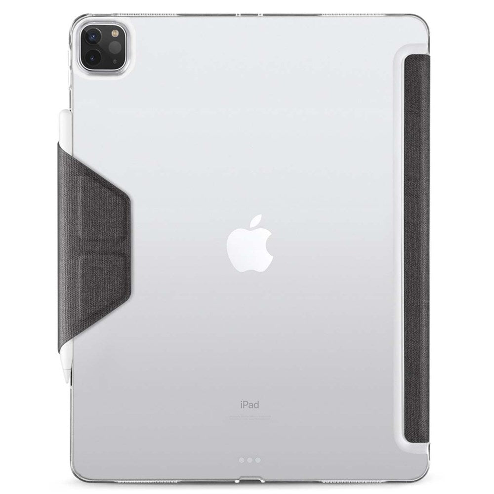 Air Jacket Folio Transparent Case for iPad Pro 12.9 (5th Gen) - Dark Grey