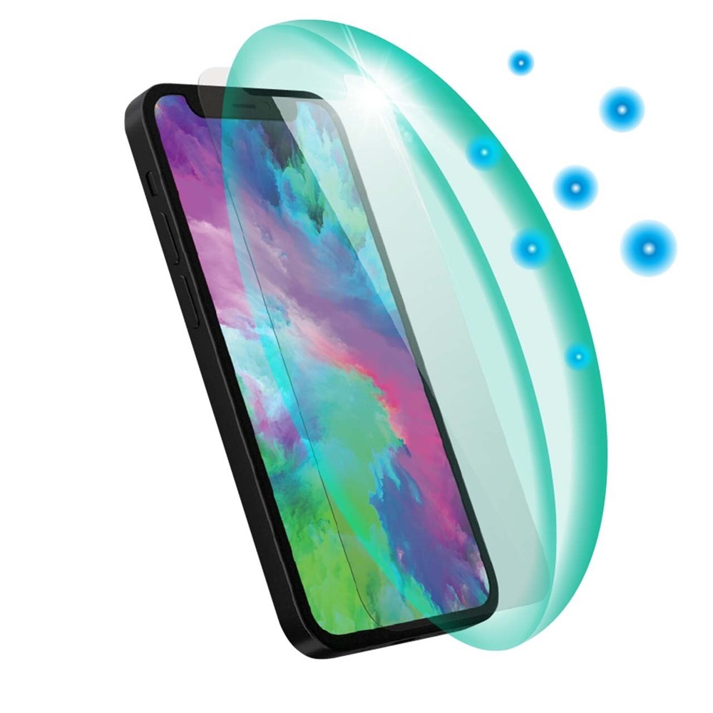 VOWGO Antibacterial and Antiviral Glass Film for iPhone 12 Pro Max