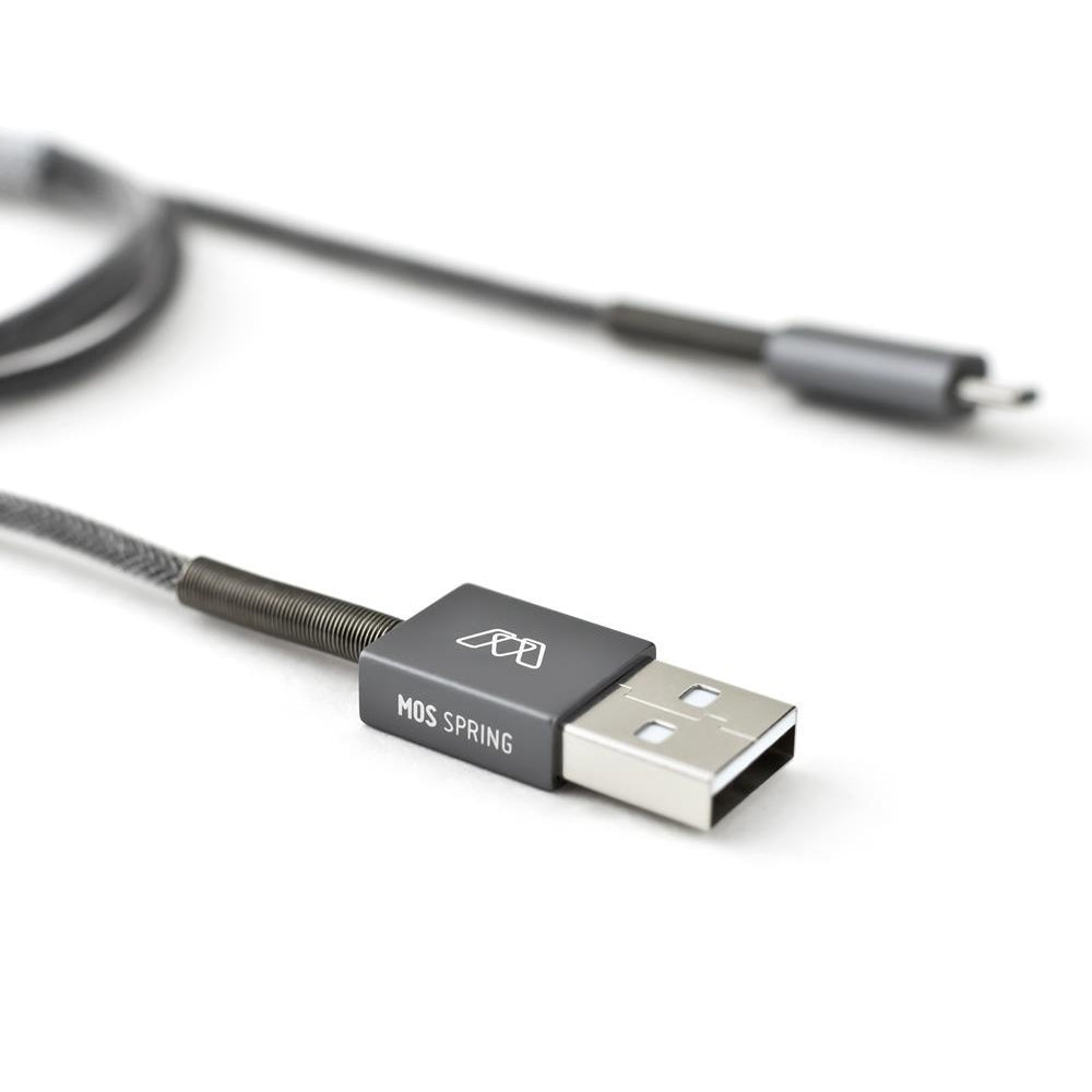 Micro USB Spring Cable, 3 ft/91cm