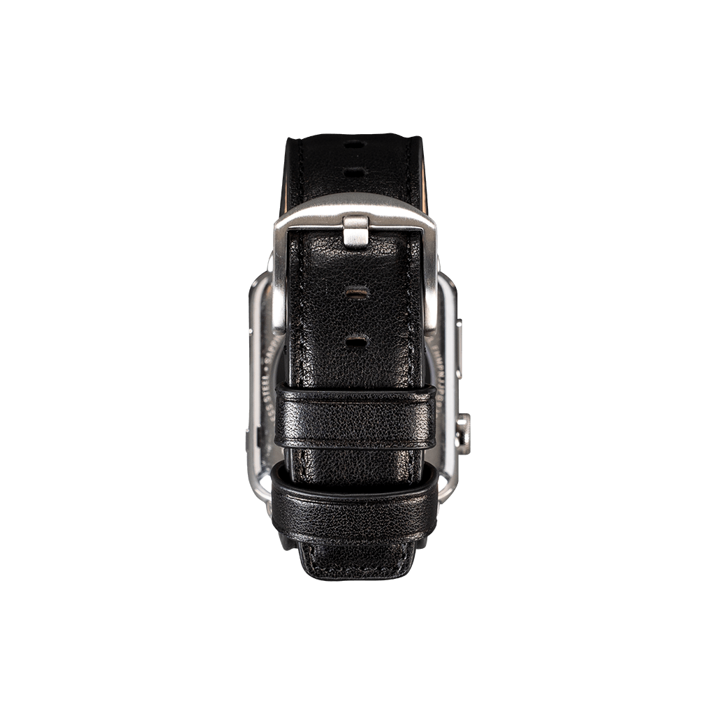 Deen Leather Apple Watch Band 42/44/45mm - Black