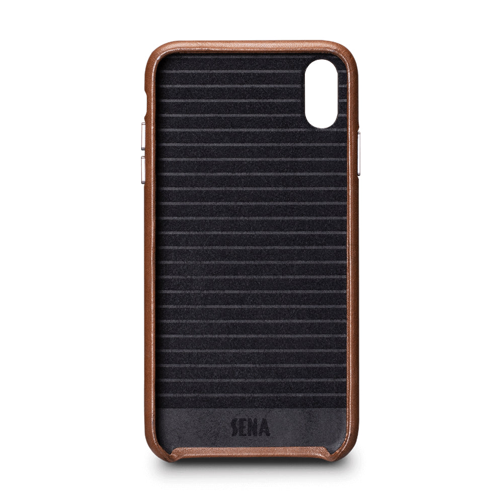 Deen Snap On Wallet for iPhone XS Max - Saddle Brown