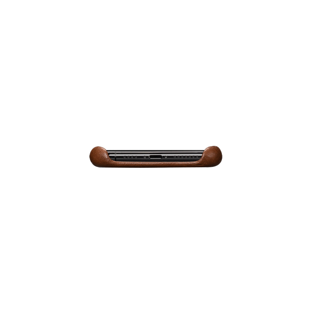 Deen Snap On Wallet for iPhone XS Max - Saddle Brown