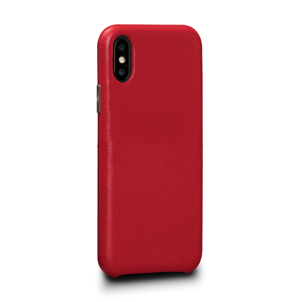 Kyla LeatherSkin Leather Case iPhone XS Max - Red