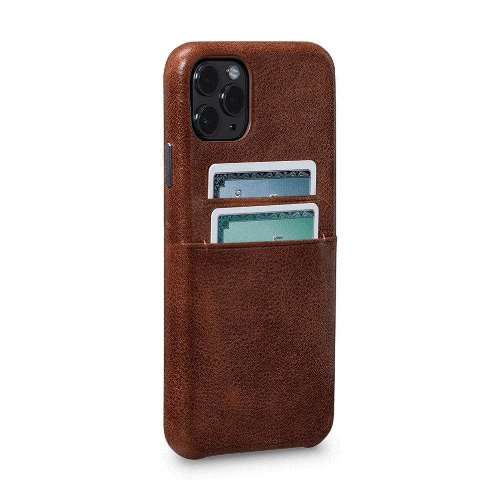 Snap On Wallet Case for iPhone 11 Pro - Cognac