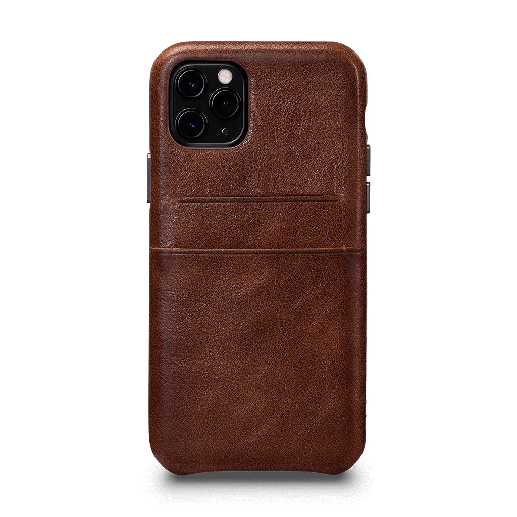 Snap On Wallet Case for iPhone 11 Pro - Cognac
