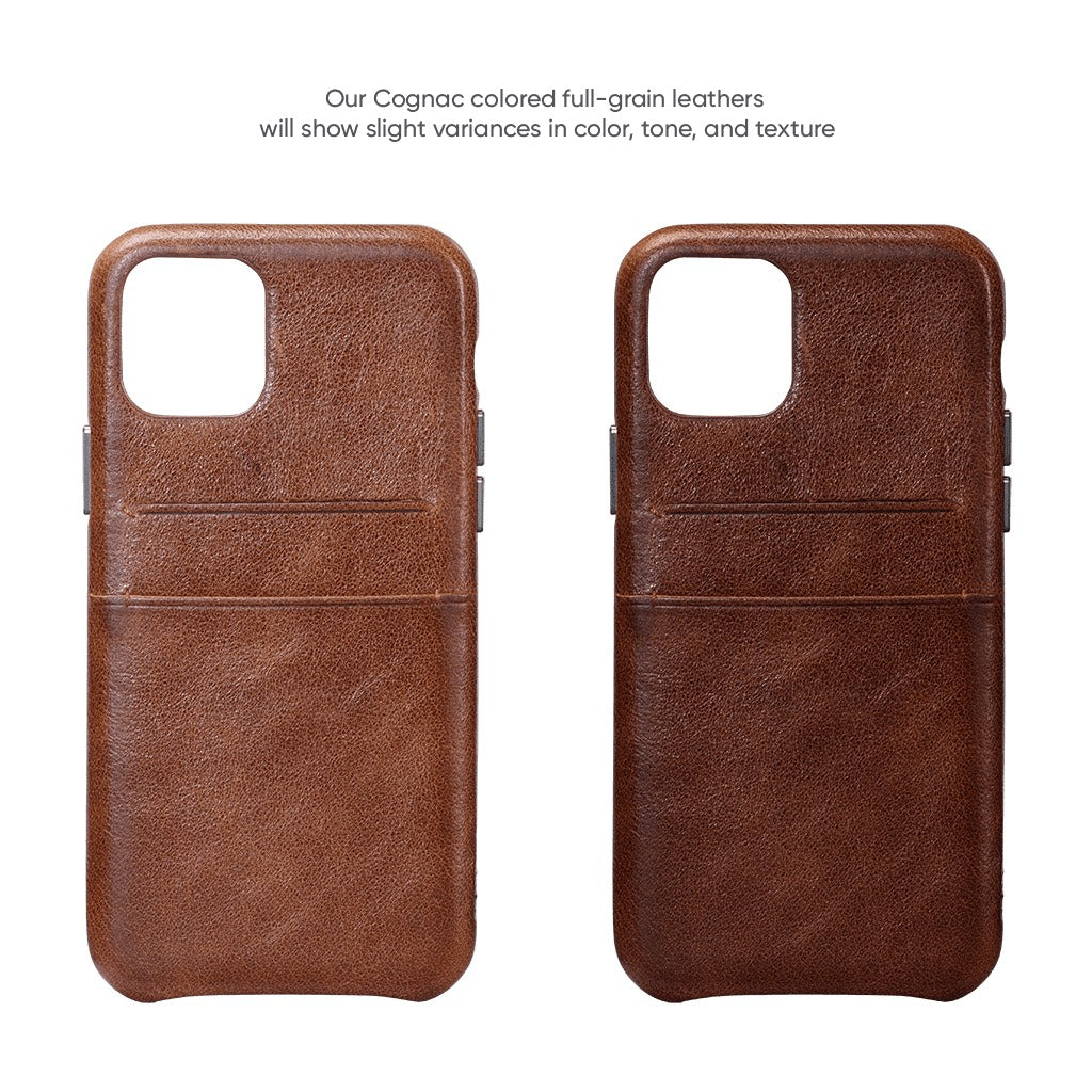 Snap On Wallet Case for iPhone 11 Pro - Cognac