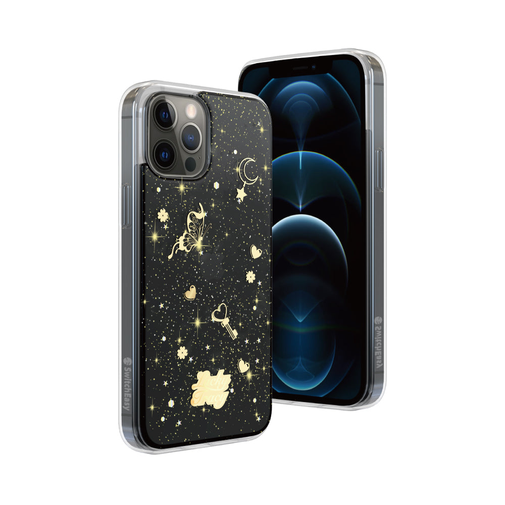 Lucky Tracy iPhone 12 / 12 Pro - Transparent Black