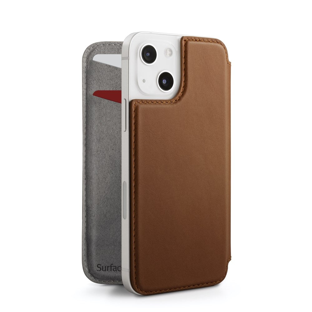 SurfacePad for iPhone 13 Mini - Cognac
