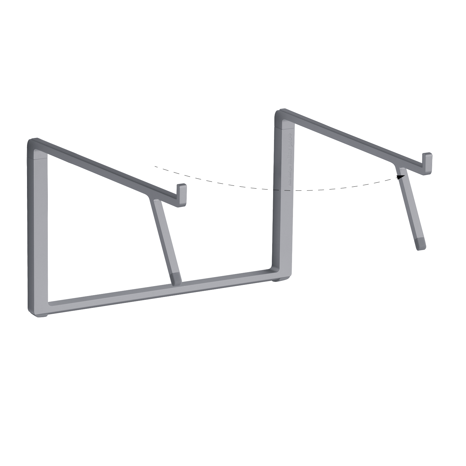mBar Pro+ Foldable Laptop Stand - Space Grey