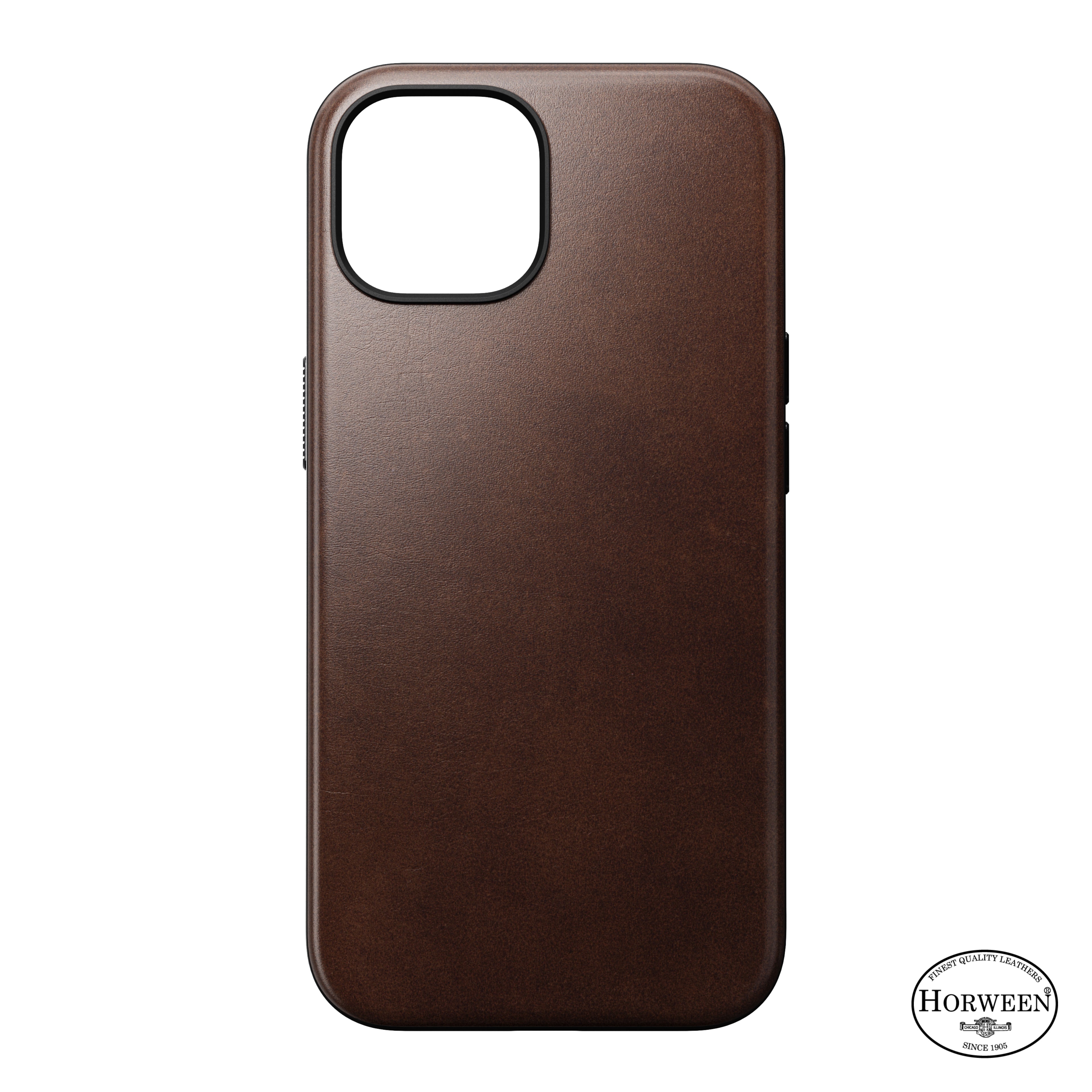 Modern Horween Leather Case for iPhone 15 Series