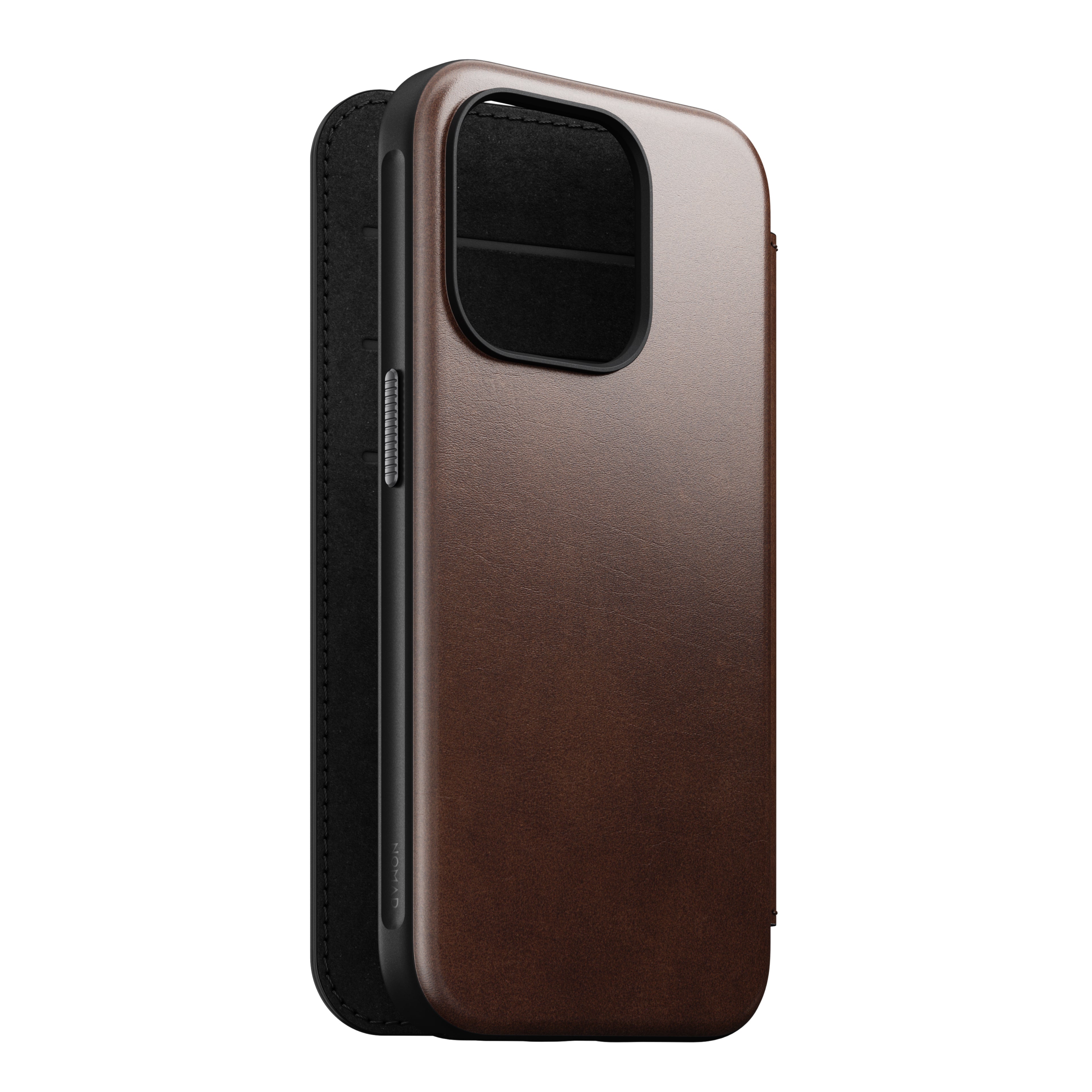 Modern Horween Leather Folio for iPhone 15 Series