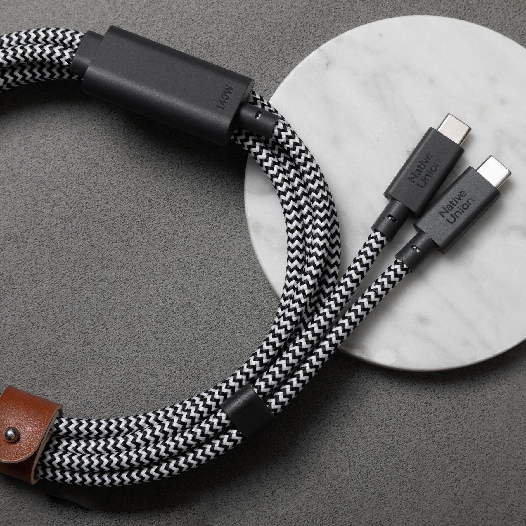 Belt Cable 2-in-1 USB-C to USB-C & USB-C Cable (140W)