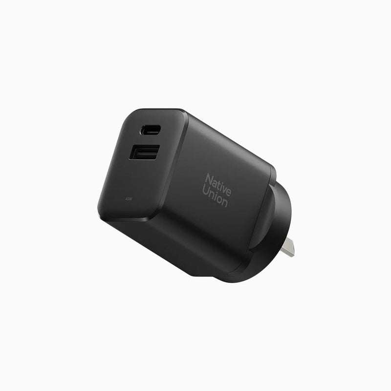 Fast GaN Charger PD 45W - USB-C and USB-A