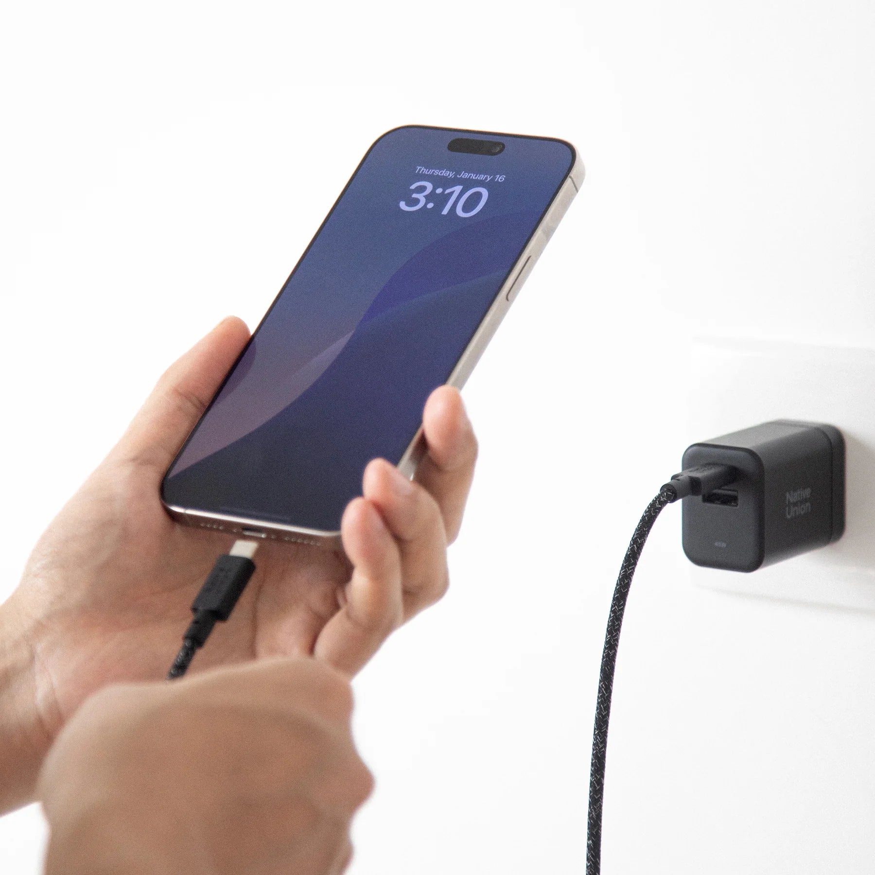 Fast GaN Charger PD 45W - USB-C and USB-A