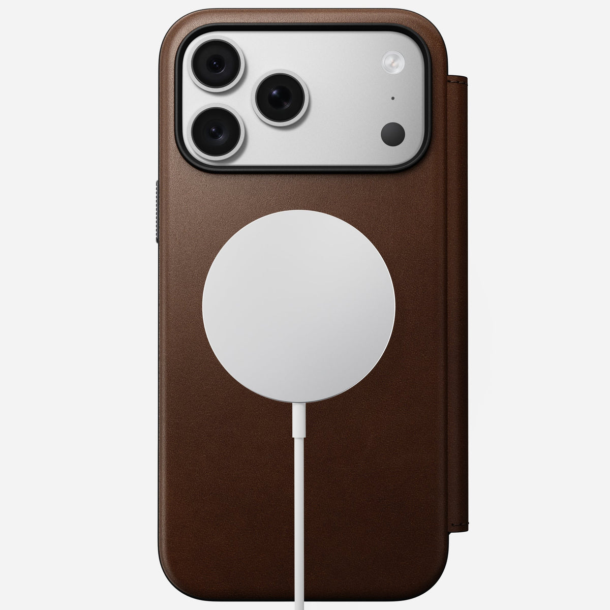 Modern Leather Folio for iPhone 18 Pro and Pro Max