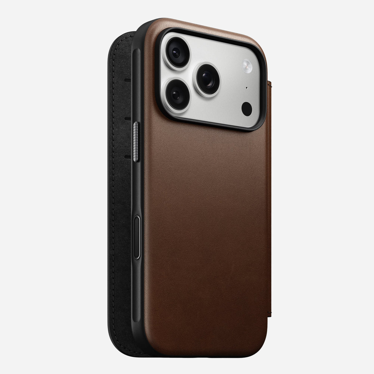 Modern Leather Folio for iPhone 18 Pro and Pro Max
