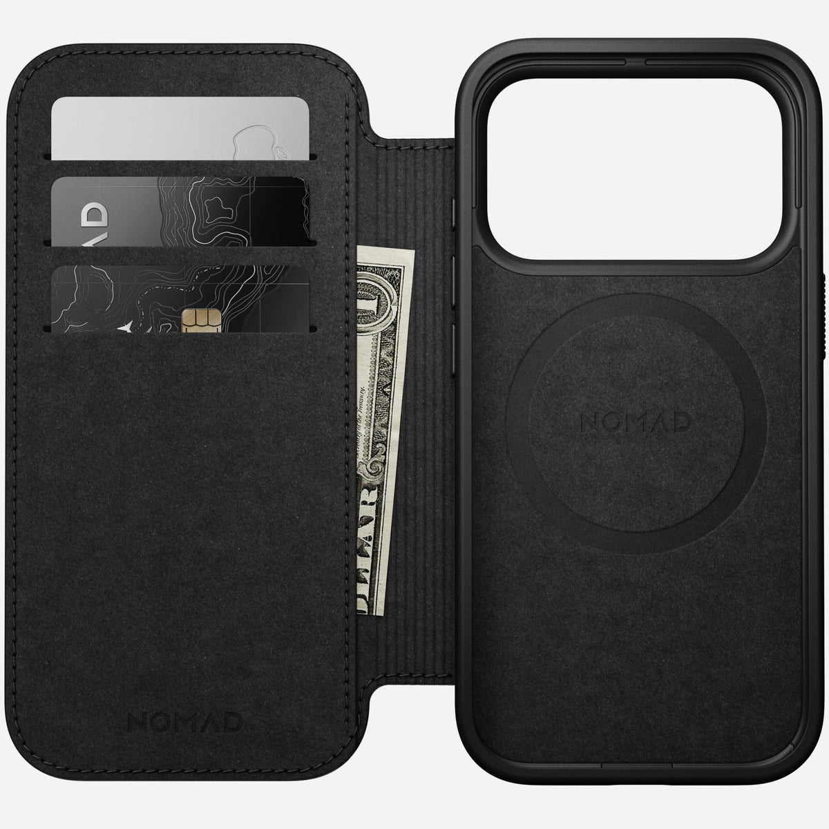 Modern Leather Folio for iPhone 18 Pro and Pro Max