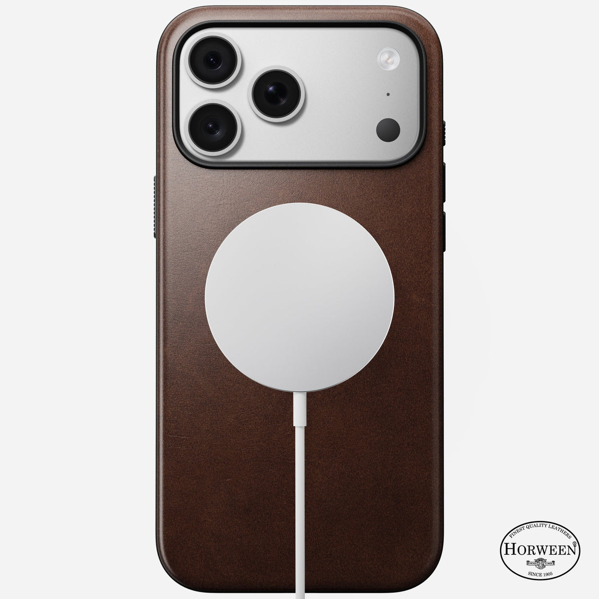 Modern Horween Leather Case for iPhone 18 Pro and Pro Max