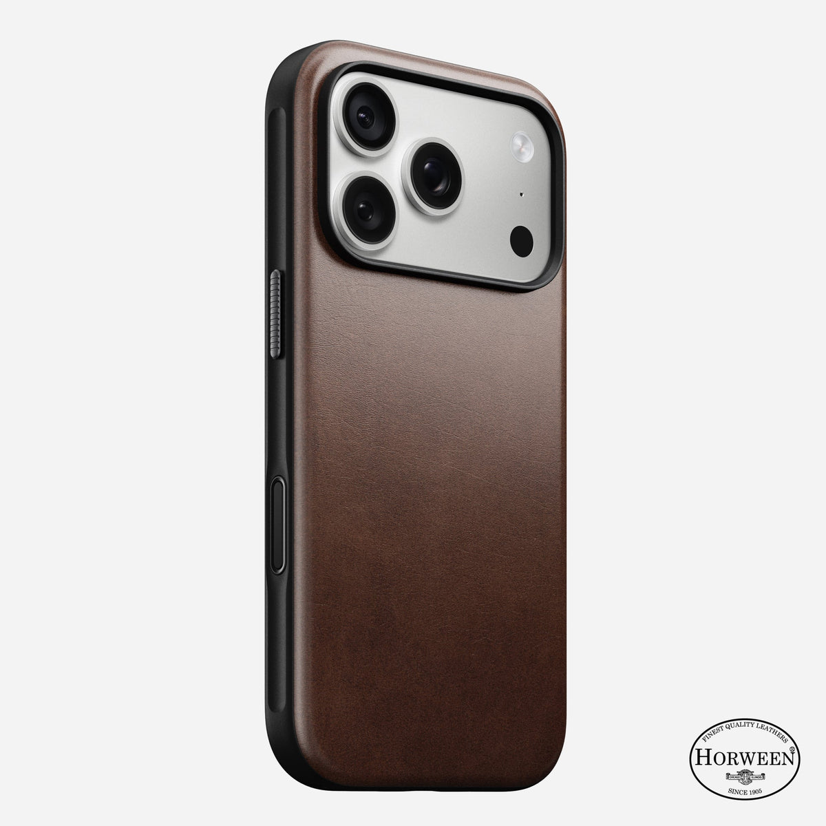 Modern Horween Leather Case for iPhone 18 Pro and Pro Max